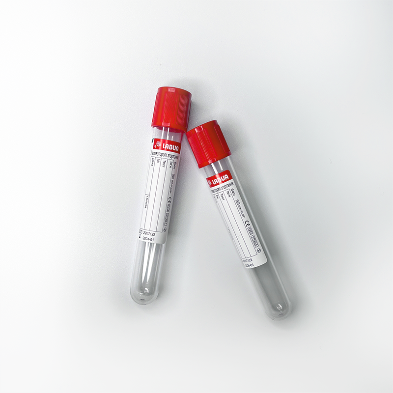 Пробірка з активатором згортання (червона), 13x100 мм, 6 мл, 100 шт/уп